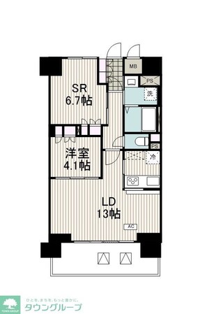 リーラ横浜川和町の物件間取画像